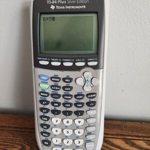 TI-84 Plus Texas Instruments Silver Edition Calculator  Tested Works